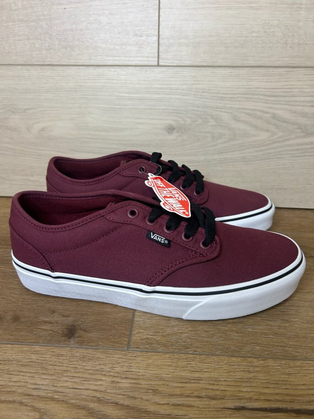 Vans Atwood Oxblood Burgandy Wine Sneakers Shoes NWT 8M